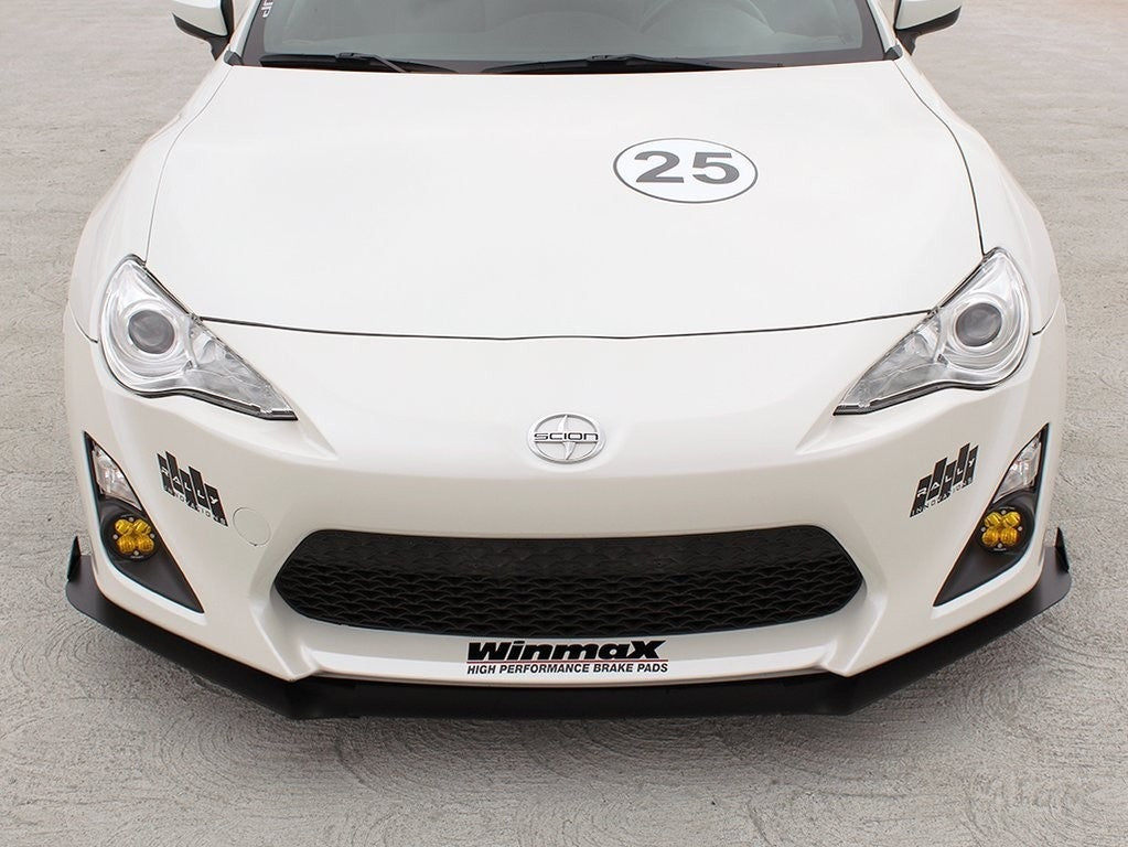 Rally Innovations 3-Piece Front Splitter - 2013-2021 Scion FR-S / Subaru BRZ / Toyota 86