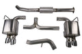 Corsa Sport Cat Back Exhaust - Polished Quad 3.5in Tips - 2015-2021 Subaru WRX