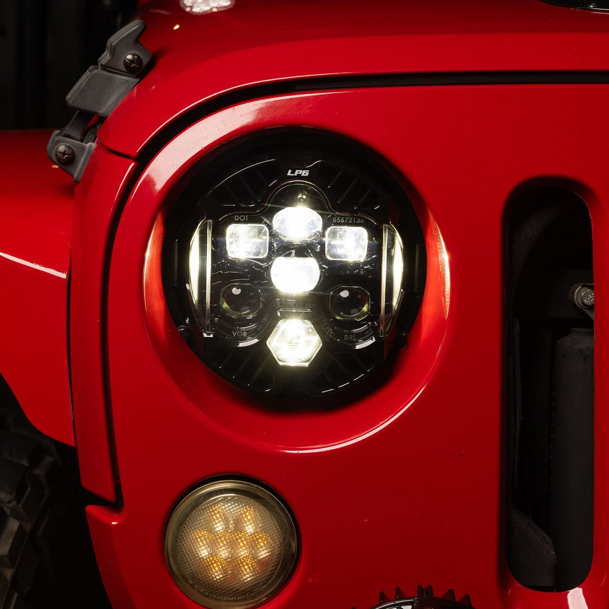 Baja Designs DOT LP6 LED Headlight Kit - Jeep 2007-2018 Wrangler JK