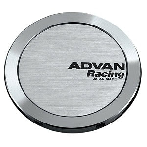 Advan Racing 73mm Flat Type Centercap (Sand Metallic Finish w/ Black Letters) - Universal