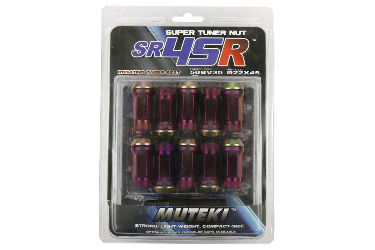 Wheel Mate Muteki SR45R Lug Nut Kit 12x1.25 - Burned Titan