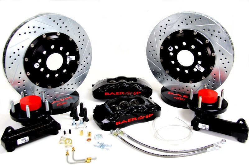 Baer Brakes 65-66 Ford Mustang 13in Pro+ Front Brake Kit-Black-