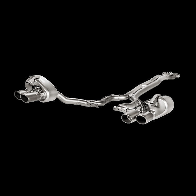 Akrapovic Evolution Line Cat Back Titanium (Tips Not Incl.) for 2017-2018 Porsche Panamera Turbo - S-PO/TI/9H
