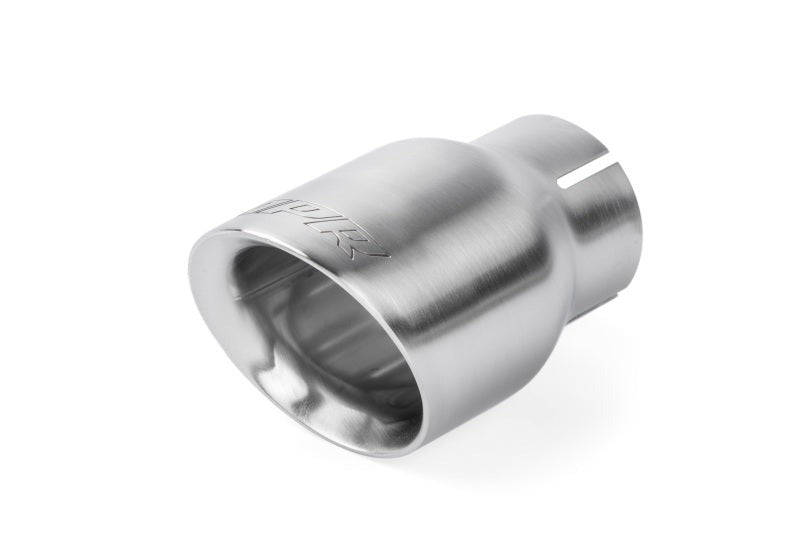 APR Double-Walled 3.5in Slash-Cut Tips - Brushed Silver - Set of 2