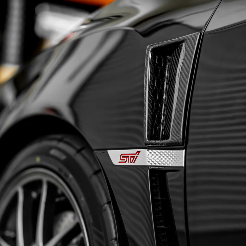 Compressive Tuning STI Carbon Fiber Fender Vent - 2015-2021 Subaru STI, 2015-2021 Subaru WRX