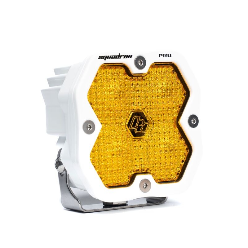 Baja Designs Squadron 2.0 Pro LED Work/Scene - Baja Amber w/White Housing