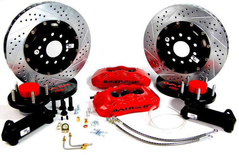 Baer Brakes 60-64 Lincoln Continental STD Studs 14in Pro+ Front SDZ Brake Kit - Silver
