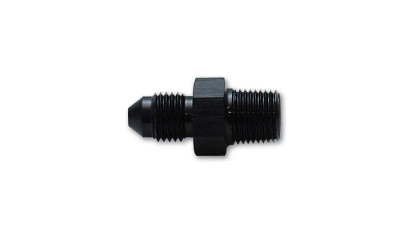 Vibrant Performance Straight Adapter Fitting, -3AN x 1/16in NPT, AN/NPT/ORB Performance Fluid Plumbing, for Performance Automotive Builds - Part 10131
