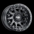 Dirty Life 9311 Enigma Pro 17x9/6x139.7 BP/-12mm Offset/106mm Hub Matte Black Wheel - Beadlock