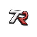 SMY Subaru TR "Tuner Ready" Trunk Badge - WHITE / RED - 2022-2026 Subaru WRX