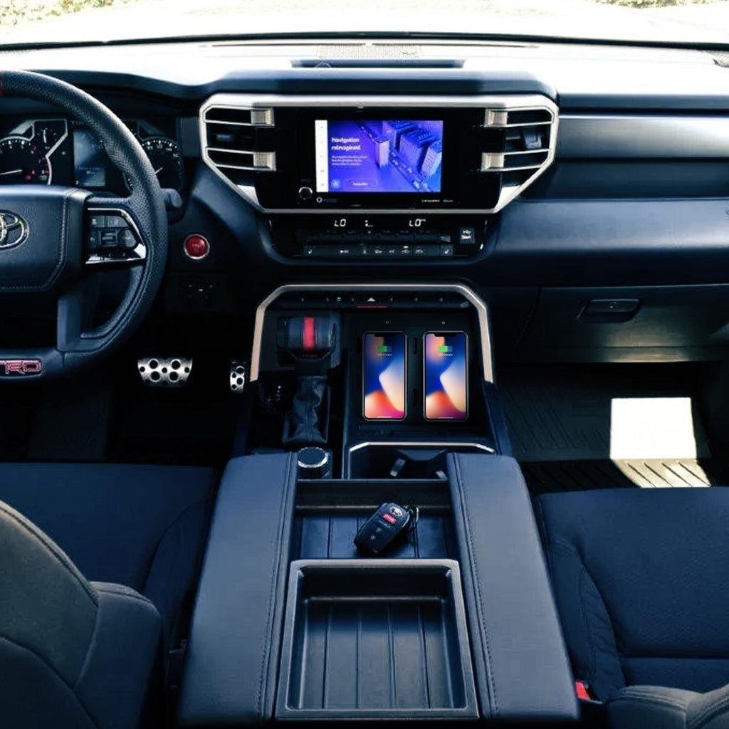 NSV Dual Wireless 10 Watt Qi Phone Charger | '22+ Tundra & '23+ Sequoia