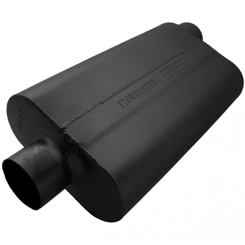 Flowmaster 50 Series Delta Flow 3-Inch Center Inlet/Offset Outlet Muffler - 943052