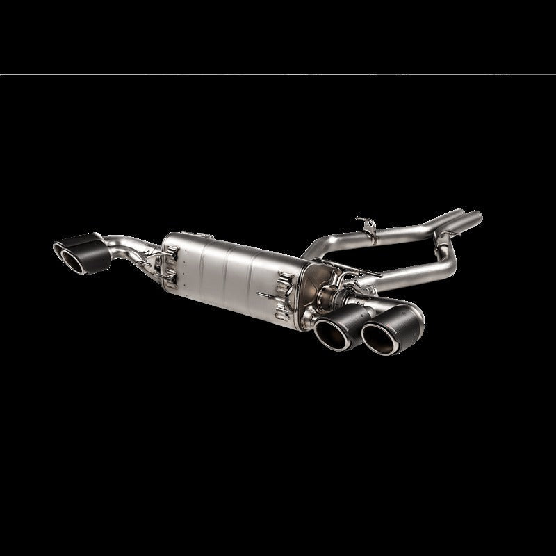 Akrapovic Slip-On Line Titanium with Titanium/Carbon Fiber Tips for 2017+ Alfa Romeo Stelvio Quadrifoglio - S-AR/TI/6H