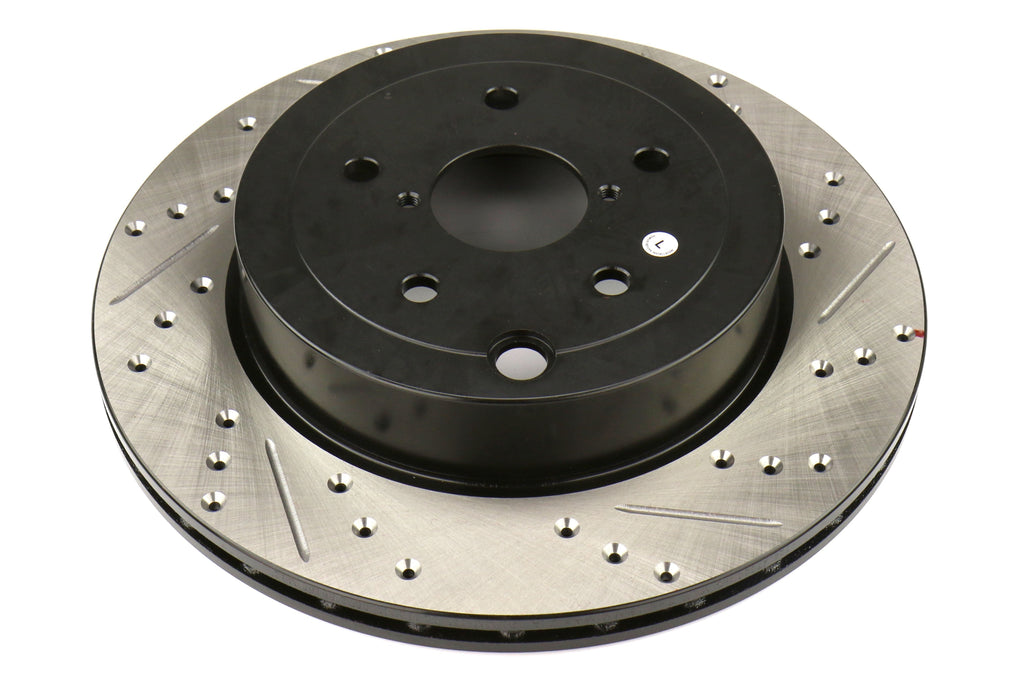 Stoptech Drilled and Slotted Rotor Single Front Right - 2015-2026 Subaru WRX