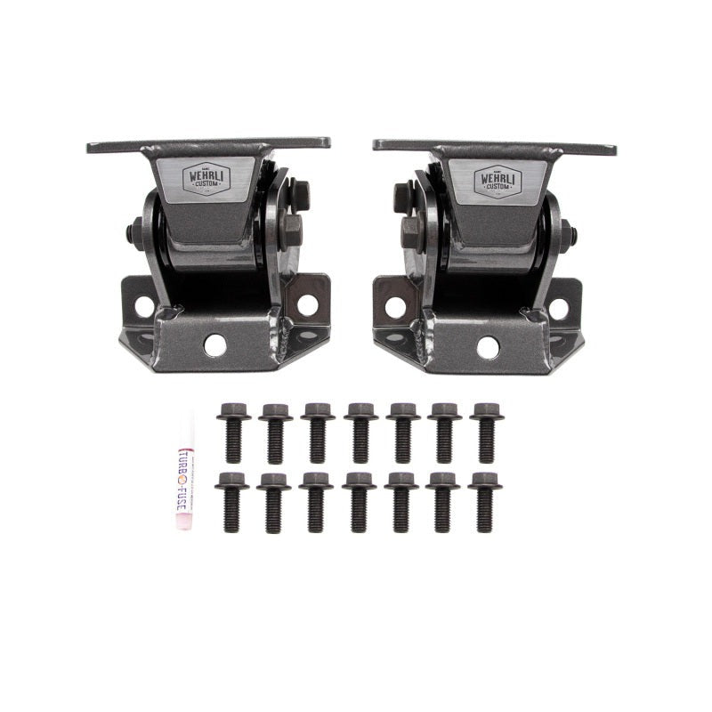 Wehrli 11-16 GM Duramax LML Heavy Duty Engine Mount - Semi-Gloss Black