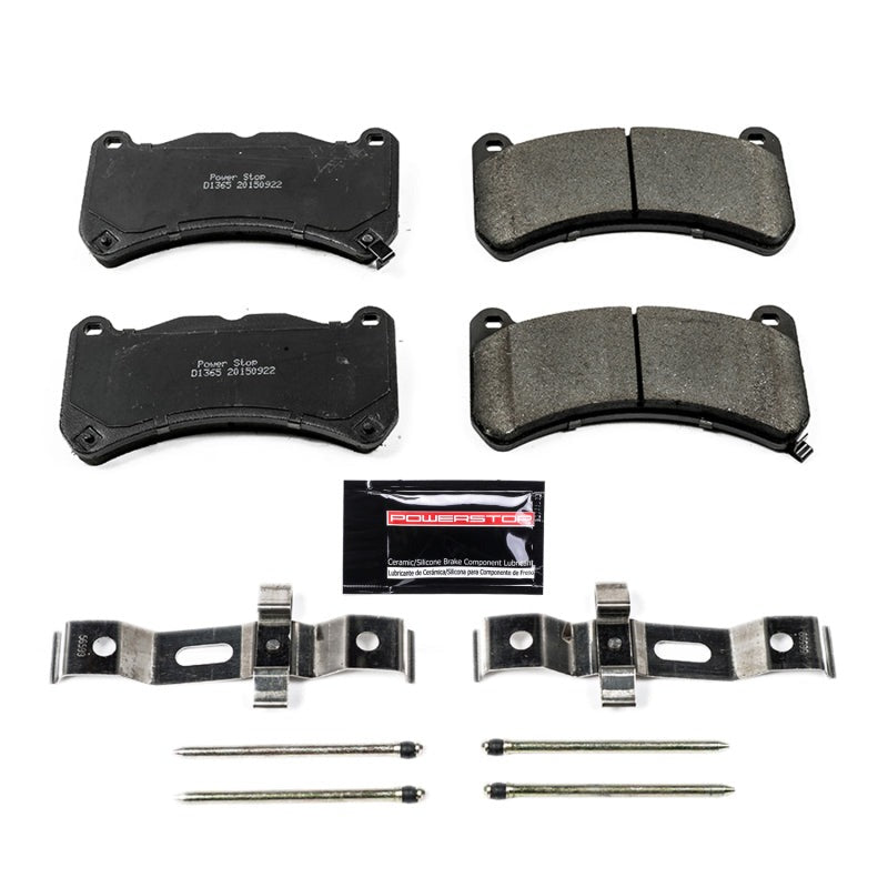 Power Stop Front Z23 Evolution Sport Brake Pads w/Hardware - 2018-2021 Subaru STI / 2022-2026 Subaru WRX (TS/TR Only)