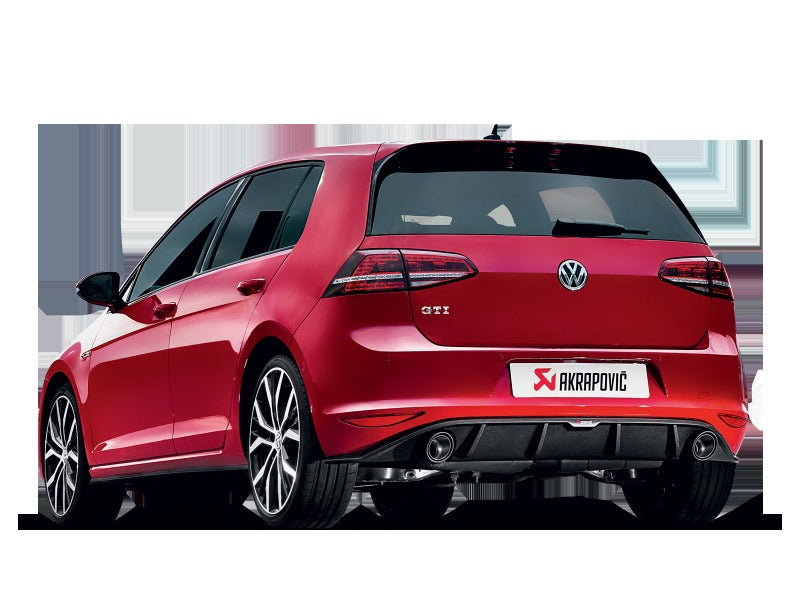Akrapovic Slip-On Line Titanium with Carbon Tips for 2013-2017 Volkswagen Golf GTI (VII) - MTP-VW/T/1H
