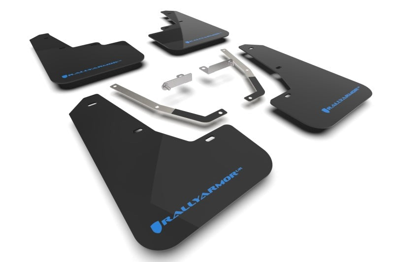 Rally Armor Black UR Mud Flap - Light Blue Logo - 2024-2026 Subaru Crosstrek