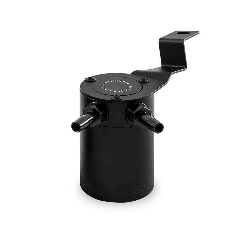 Mishimoto PVC Side Baffled Oil Catch Can, Black - 2015-2021 Subaru WRX