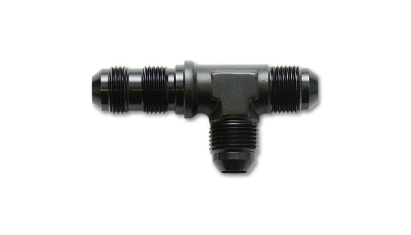Vibrant Performance Bulkhead Adapter Tee on Run Fitting, -4AN, AN/NPT/ORB Performance Fluid Plumbing, for Performance Automotive Builds - Part 10625