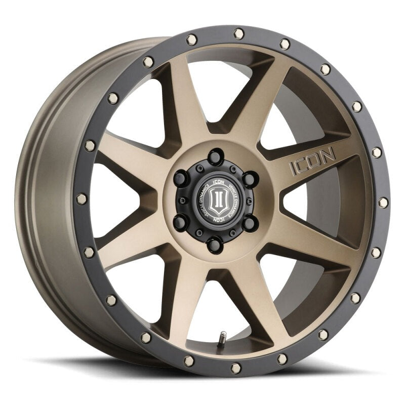ICON Alloys Rebound 20x9 6x5.5 +16mm 5.625" Backspacing Bronze Wheel - 1820909056BR