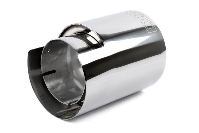 Dinan Double-Walled 4.5in Clamp-On Exhaust Tip - Polished - 4.5in Outlet / 3.25in Inlet