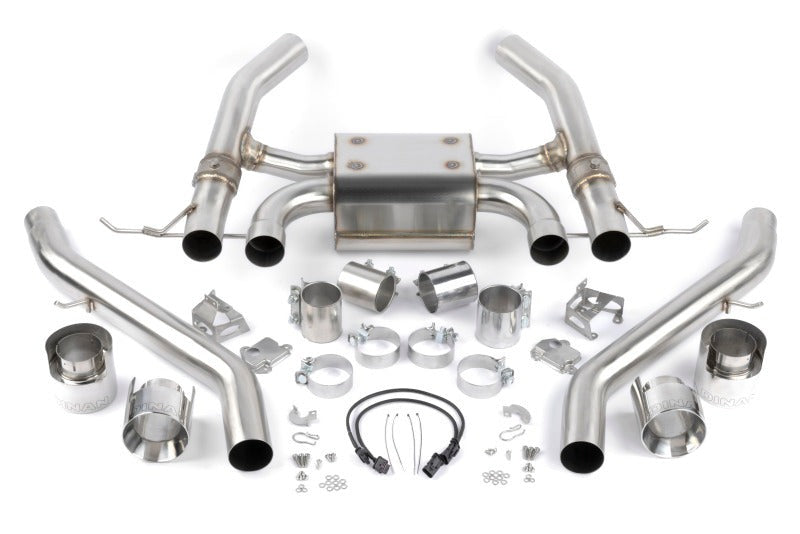Dinan 21-27 BMW M3/M4 (G80/G82/G83) Valved Axleback Exhaust System - Polished Tips