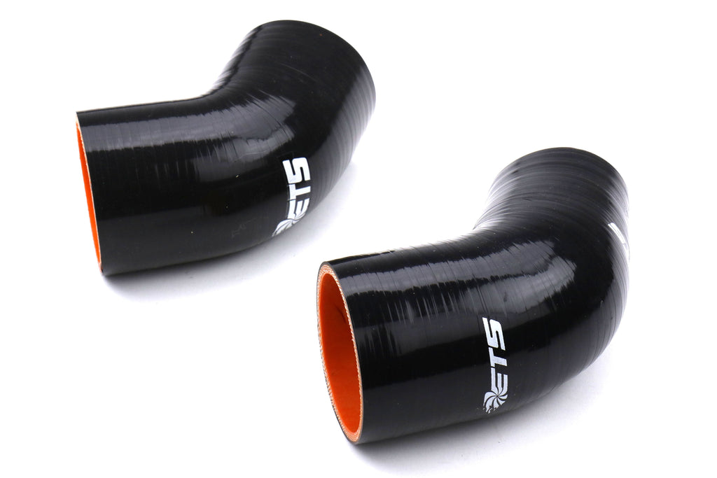 ETS FMIC Intercooler Piping Wrinkle Black w/ Stock BOV Flange - 2015-2021 Subaru WRX