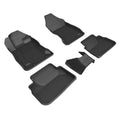 3D MAXpider Custom Fit Kagu Floor Mats - Full Set - Black - 2022-2026 Subaru WRX