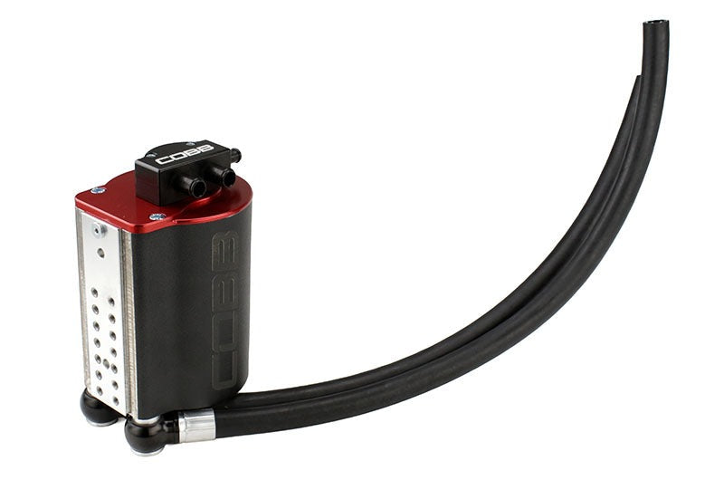 COBB Tuning Air Oil Separator Black/Red - 2002-2007 Subaru WRX / 2004-2007 STI