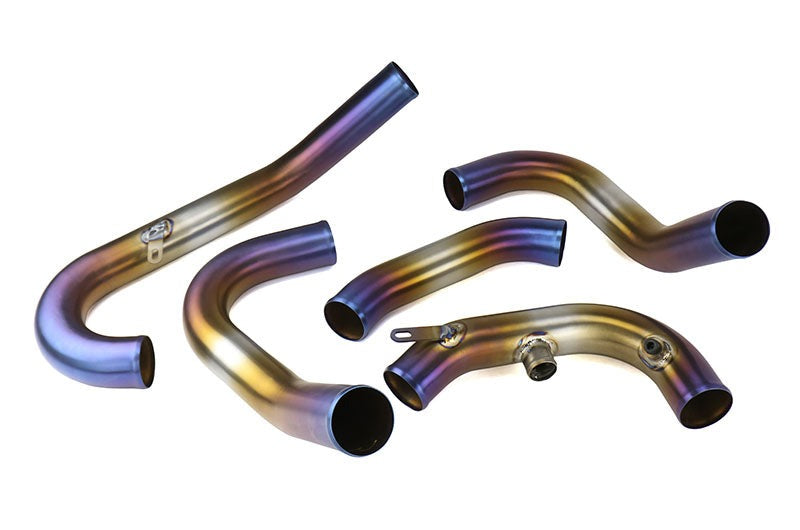 ETS Titanium Front Mount Intercooler Piping Kit Spot Anodized - 2008-2014 Subaru STI