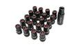 Wheel Mate Muteki HR38 Open End Lug Nuts 12x1.50 - Titanium Chrome / Red Ring