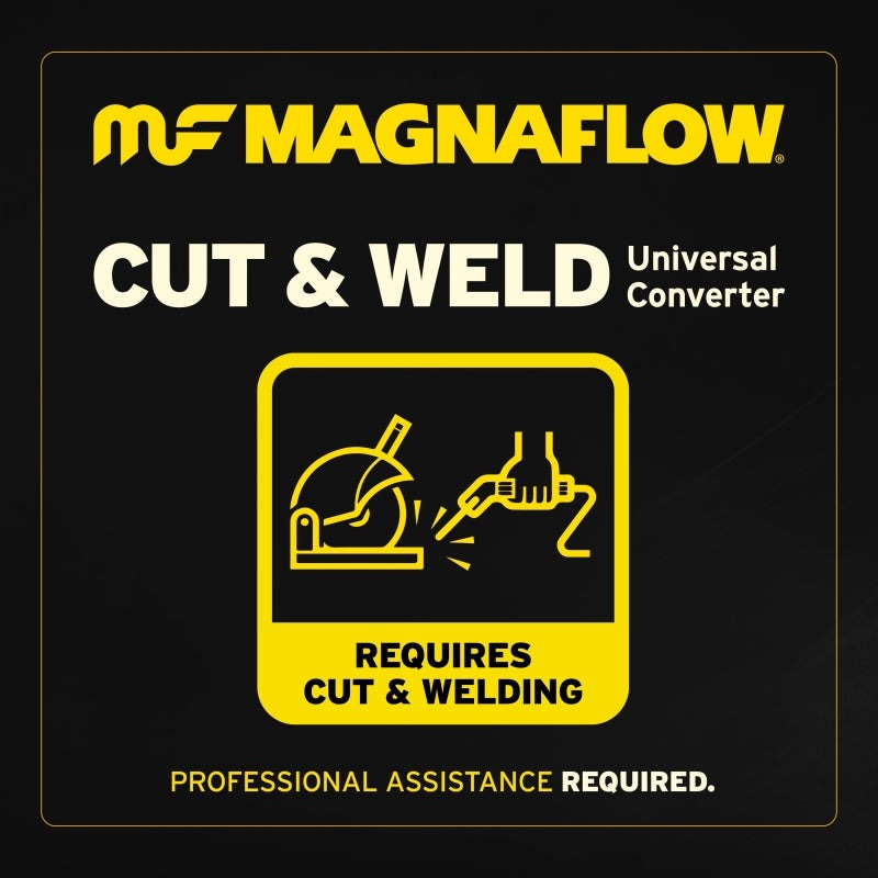 MagnaFlow Universal Catalytic Converter - 2.00in Rear - CARB Compliant