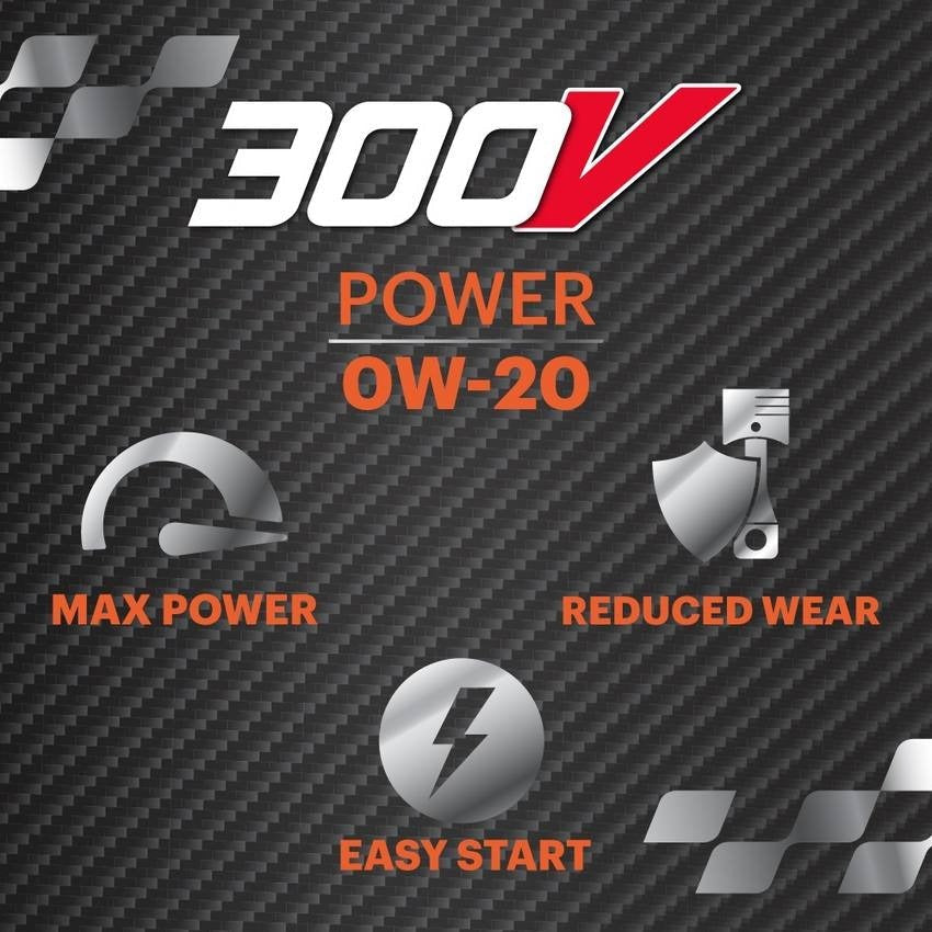 Motul 300V 0W20 Synthetic Motor Oil (2 Liter Can)