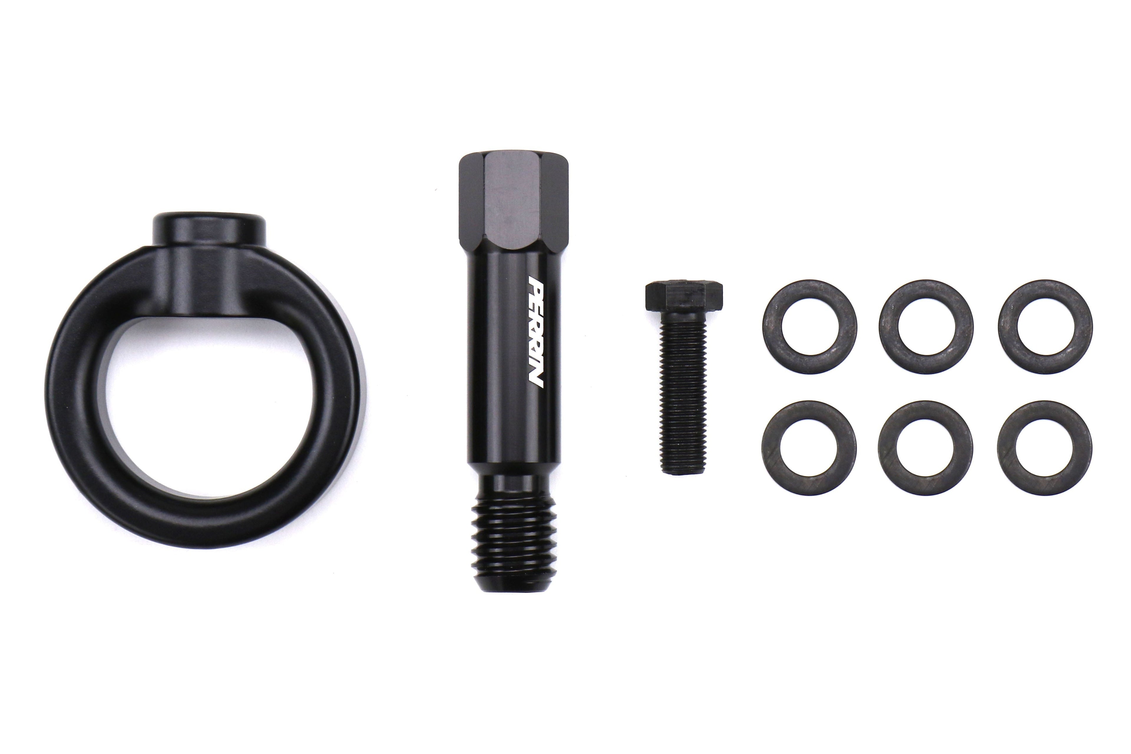 PERRIN Front Tow Hook Kit (Black) - 2020-2024 Toyota GR Supra