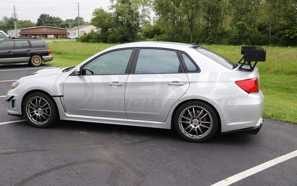 Verus Engineering UCW Rear Wing Kit w/ Carbon Endplates - 2011-2014 Subaru WRX/STI Sedan
