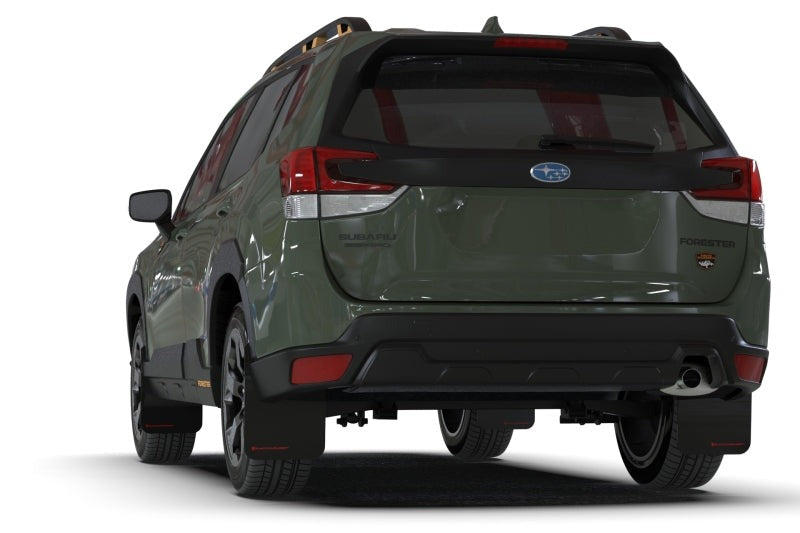 Rally Armor UR Mud Flap w/Red Logo - Black - 2022-2024 Subaru Forester
