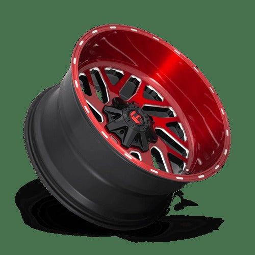 D691 22X10 5X4.5/5.0 BRSH-RED-MIL -18MM