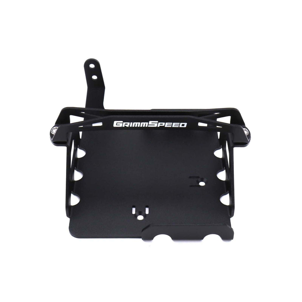 GrimmSpeed Lightweight Battery Mount Black - 2008-2021 Subaru WRX/STI