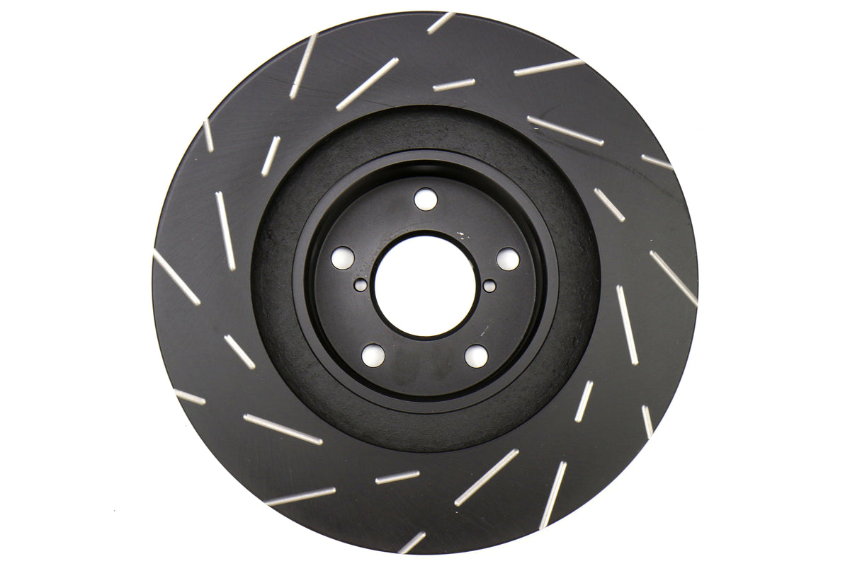 EBC Brakes USR Series Sport Slotted Front Brake Rotors - 2002-2003 & 2006-2010 Subaru WRX