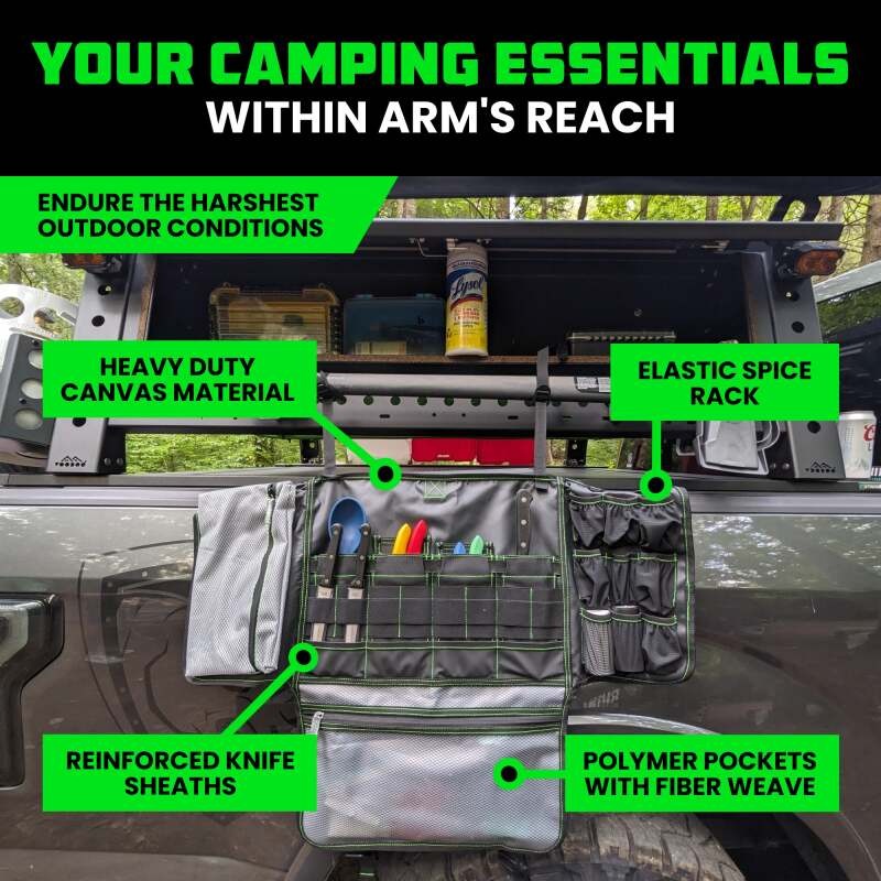 Rhino USA Camp Kitchen Organizer Bag (Black)