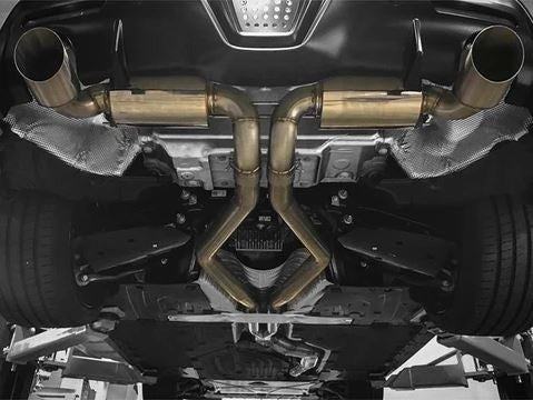 ETS Catback Exhaust System w/Stock Downpipe Connection Dual Mufflers Non Resonated - 2020-2024 Toyota Supra