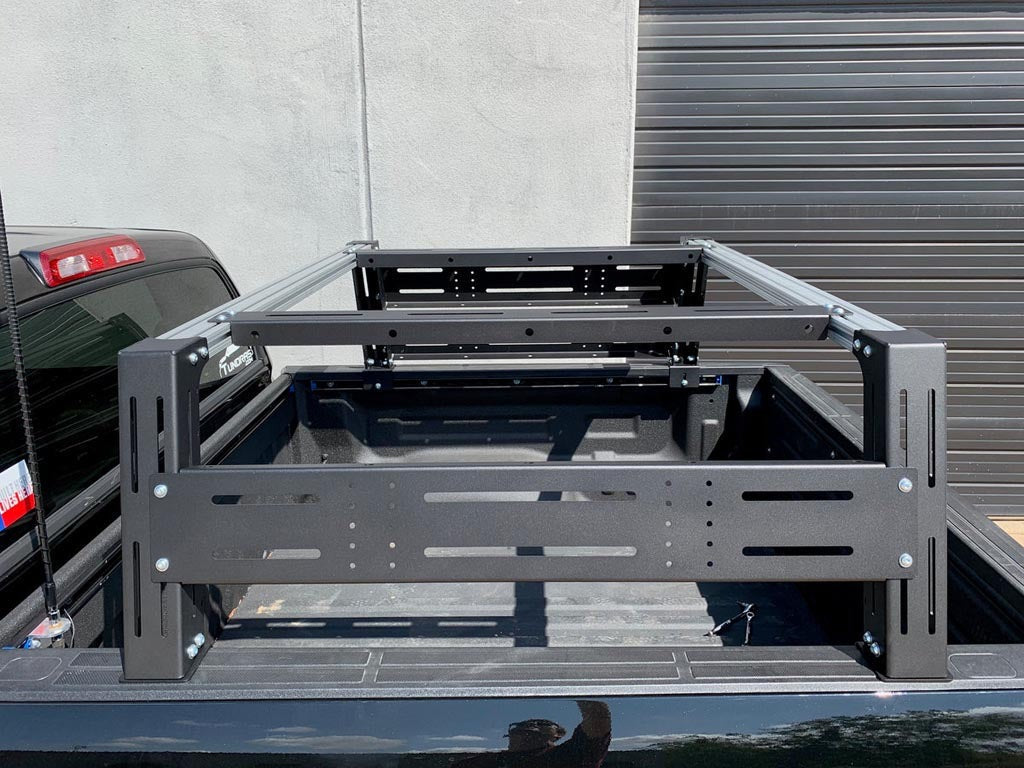 14-21 Toyota Tundra Long Bed Cali Raised LED Overland Bed Rack