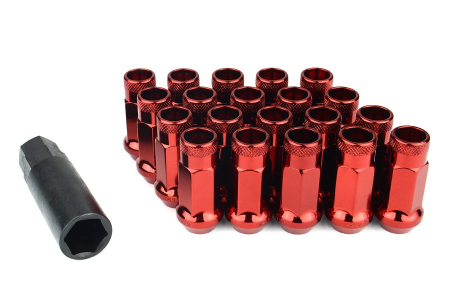 Wheel Mate Muteki SR48 Open End Lug Nuts - Red 12x1.25 48mm