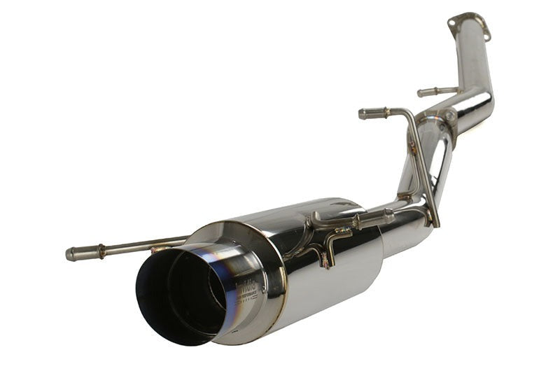 Invidia Racing Series Single Exit Cat Back Exhaust - Titanium Tip - 2002-2007 Subaru WRX/STI