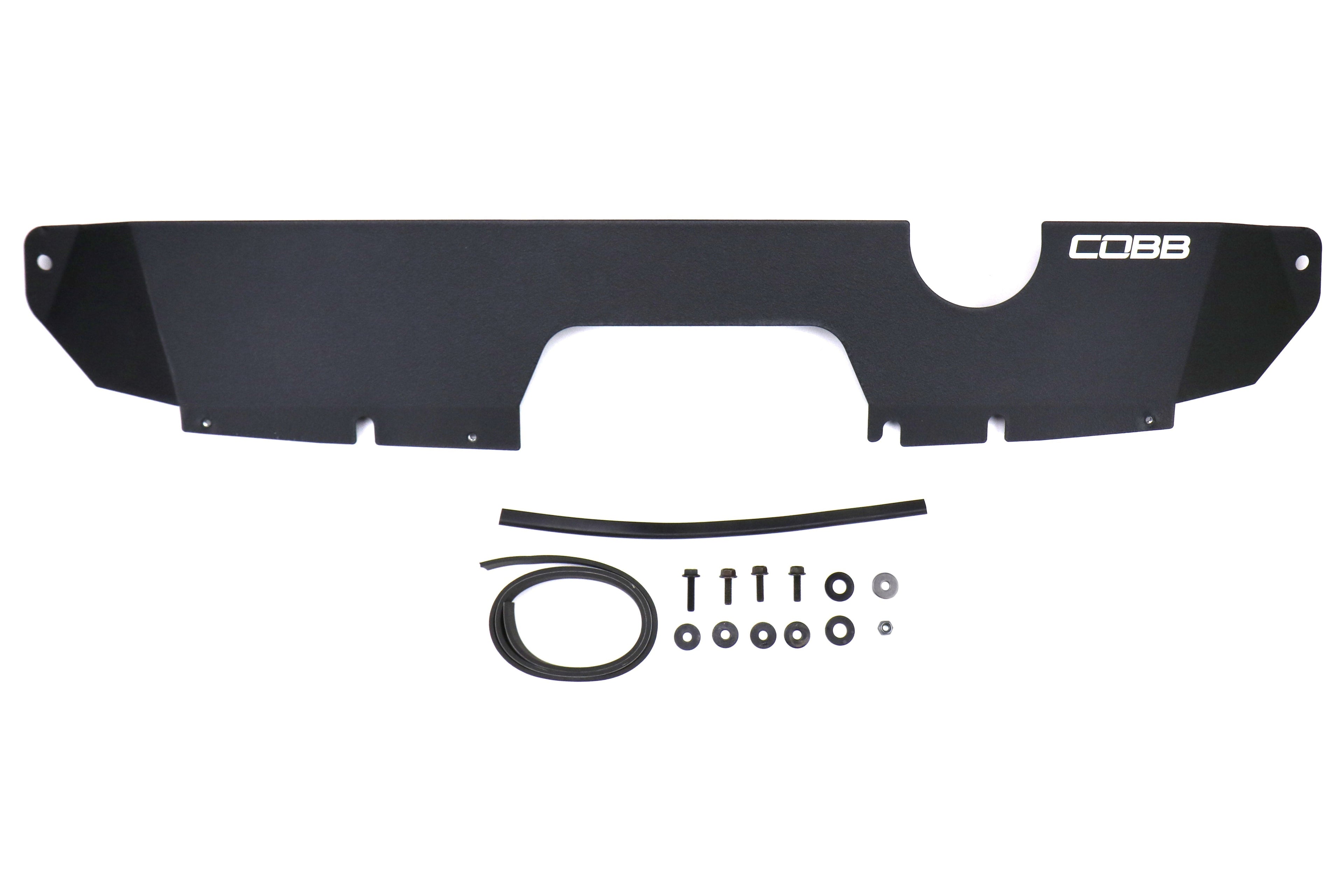 COBB Tuning Aluminum Radiator Shroud Black - 2015-2021 Subaru WRX/STI