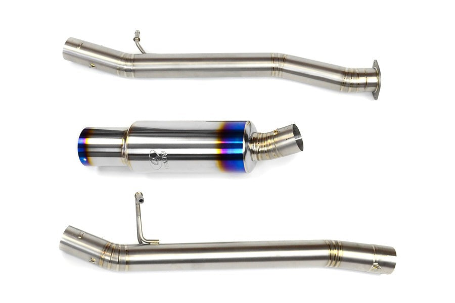 Tomei Expreme Ti Full Titanium Catback Exhaust System - Burnt Tip - 2002-2007 Subaru WRX / 2004-2007 STI