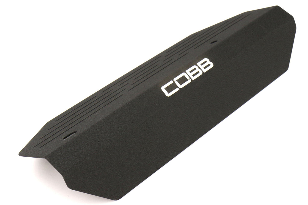 COBB Tuning Aluminum Alternator Cover Wrinkle Black - 2008-2014 Subaru WRX / 2008-2021 STI