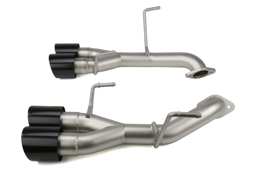 cp-e Austenite Off Road Axle Back Exhaust Muffler Delete w/ Black Tips - 2015-2021 Subaru WRX / STI