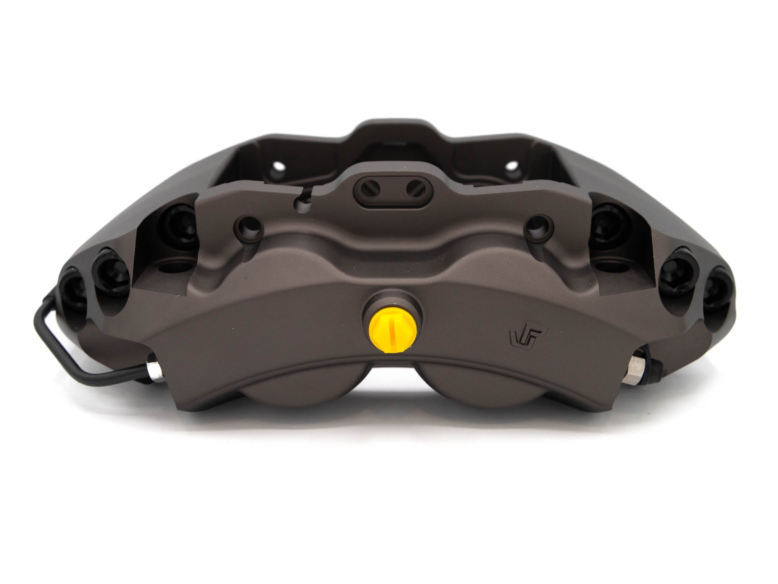 GrimmSpeed 4-Piston Brake Caliper Kit (326mm Rotor) - Gunmetal Gray - 2002-2021 Subaru WRX / STI